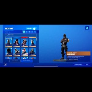 For ire black knight stacked account